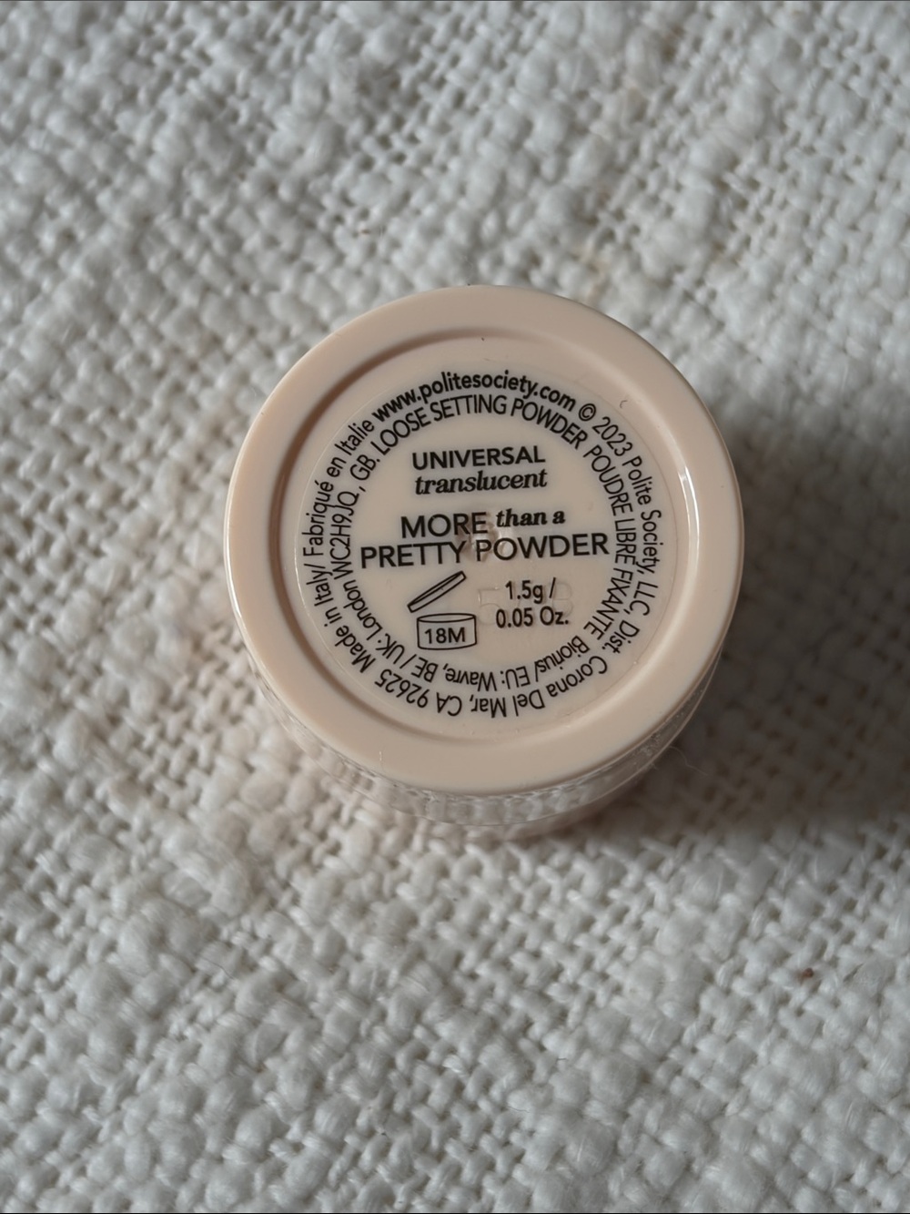 ⭐️ 5 for $20 - 2 New Polite Society Loose Setting Powder Samples - Translucent - Picture 6 of 6